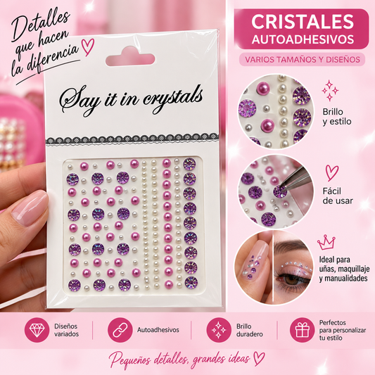 💎 Cristales Autoadhesivos Decorativos