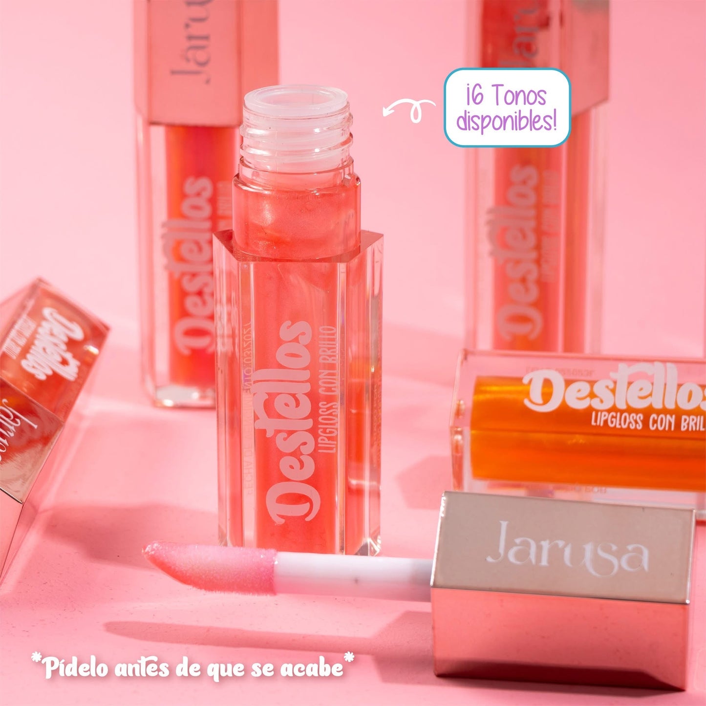 DESTELLOS LIP GLOSS CON BRILLO JARUSA