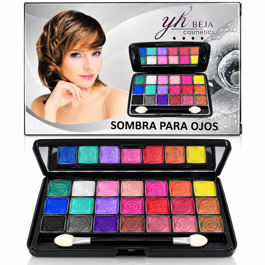 Paleta de Sombras Multicolor - YH Beja Cosmetics