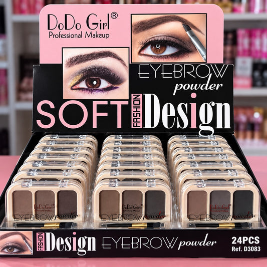 Paleta para Cejas Eyebrow Powder 3 Tonos