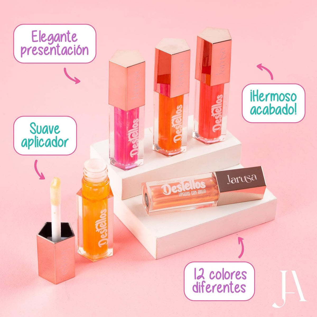 DESTELLOS LIP GLOSS CON BRILLO JARUSA
